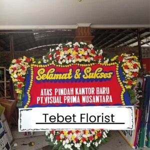 Bunga papan selamat dan sukses untuk pindah toko